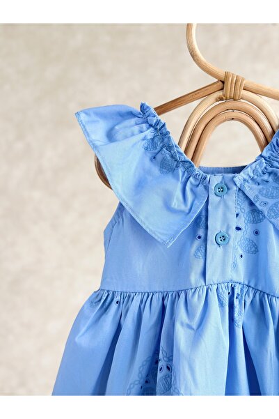 Alvadonna Fırfırlı kız çocuk elbise