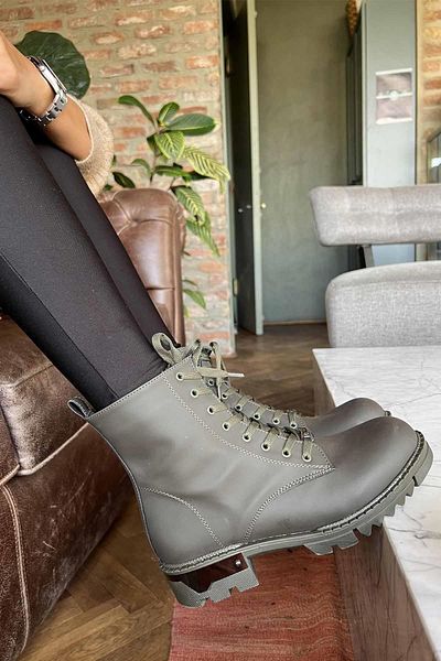 Bambi Matte Khaki Women's Boots & Booties02703021109