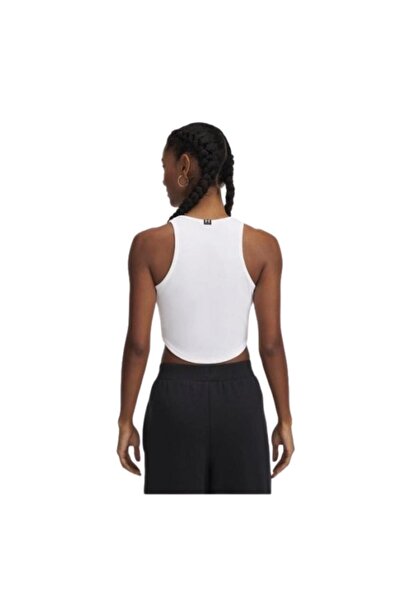 Under Armour Γυναικείο λευκό μπλουζάκι Ua Rival Rib Tank 1389798-100