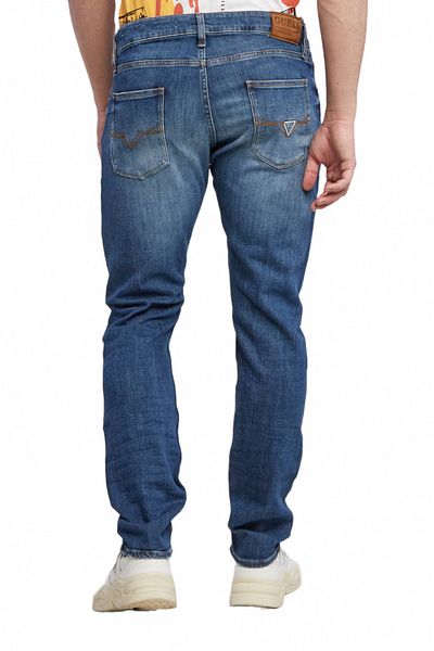 Guess Blugi barbati Chris Guess Jeans, Skinny fit Albastru W36-L32 US