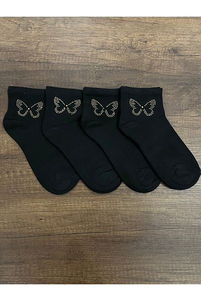 erceys Women's Stone Printed Stylish Quality Socks 4 Pairs