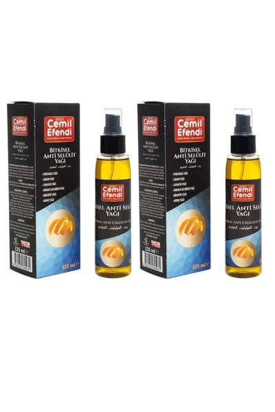 Cemilefendi Bitkisel Anti Selülit Yağı 250 ml 2x125 ml