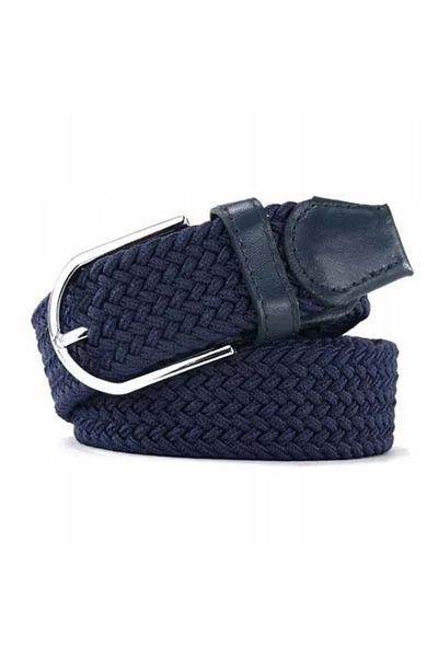 PUFO Curea elastică Sailor pentru bărbați 120-130 x 3,5 cm, reglabilă, bleumarin