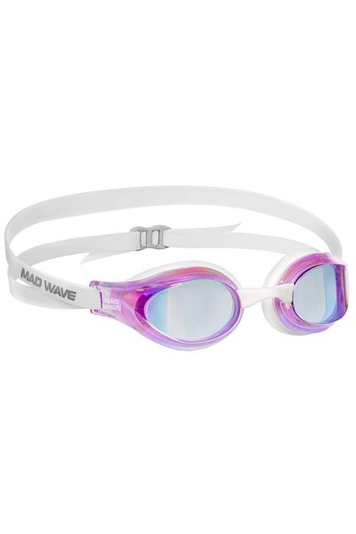 Mad Wave Forward Mirrored Racing Goggles (Rainbow)
