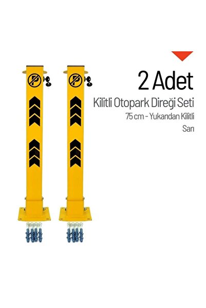 Soylu Grup Kent ve Bahçe Mobilyaları 75 cm Yukarıdan Kilitli Otopark Direği –...
