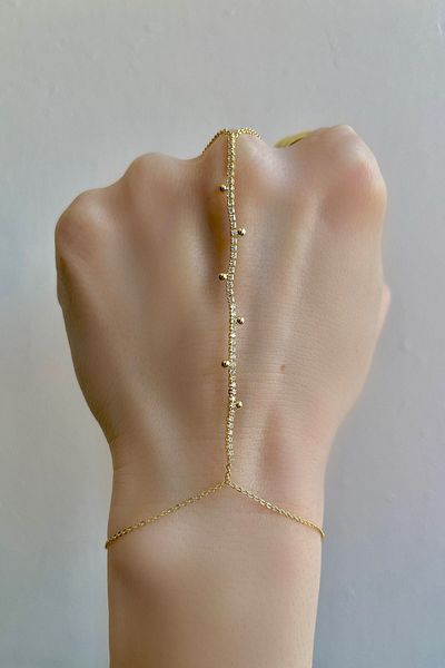 Bijou Luz Gold Waterway Detailed Ball Figured Shahmeran