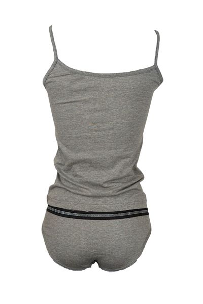 Rossoporpora Girls' T-shirt and panties set Rossoporpora CS227 Grey 140-146 CM