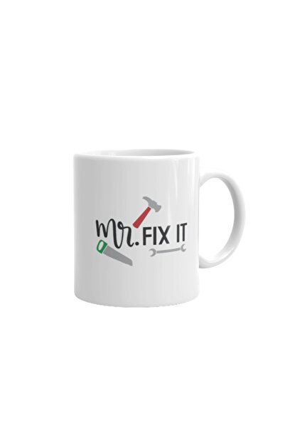 OEM Cană albă personalizată Mr. Fix it, INOVATIX®. 330 ml
