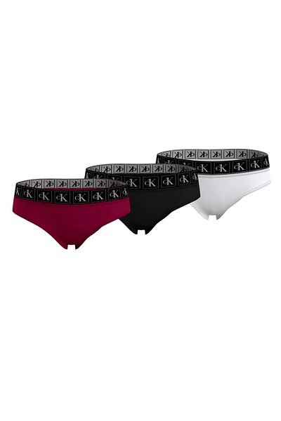Calvin Klein Set de chiloti fete CK G80G800592 Negru/Alb/Roz zmeuriu 152-164 CM