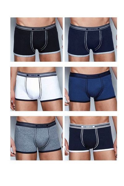 Enrico Coveri Set 6 Boxeri barbati Enrico Coveri EB1213 Multicoor S INTL