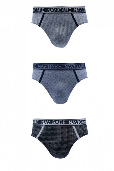 Navigare Set 3 chiloti barbati Navigare, Multicoor M INTL