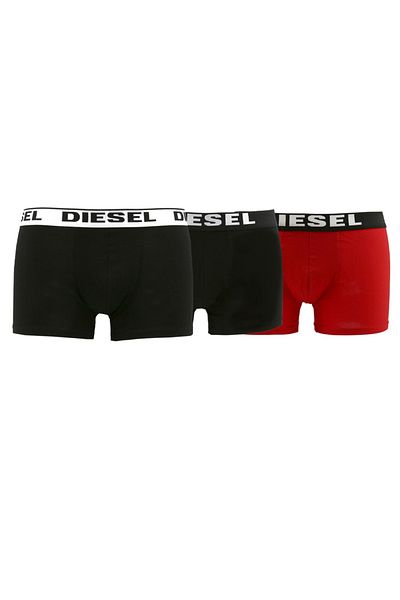 Diesel Set 3 Boxeri barbati Diesel KORY CKY3 RIAYC E5037 Negru/Rosu XL INTL