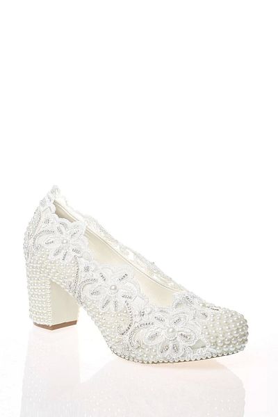 PayBuy Moda femei șic perle piatră brodate pantofi de mireasă tocuri nunta logodna seară rochie pantofi