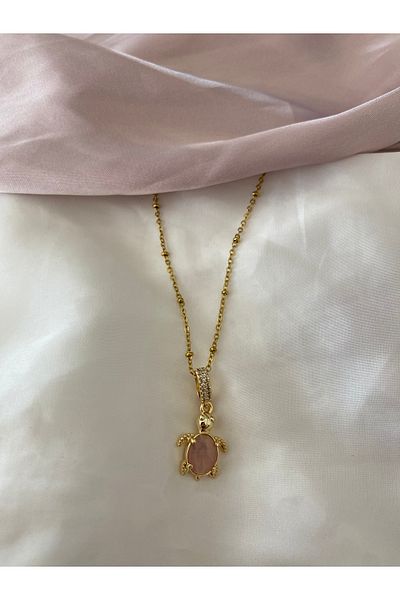 Stinless steel Women's Steel Necklace with Turtle Figure