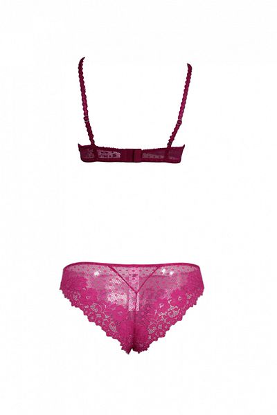 Infiore Set sutien si chiloti Eden Infiore, Fucsia 4-L Standard / 80 EU