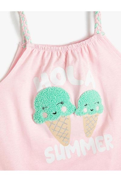 Zeyder Kids Baby Girl Strappy T-Shirt