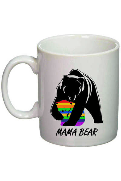 OEM Cană albă personalizată „Mama Ursuleț”, INOVATIX®. 330ml