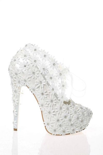 PayBuy Moda femei șic perle piatră brodate pantofi de mireasă tocuri nunta logodna seară rochie pantofi
