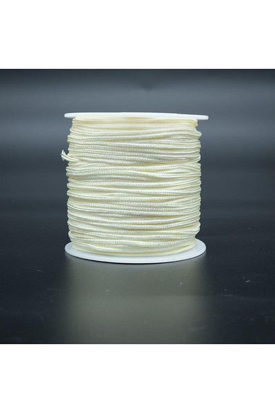 Mia Αλεξίπτωτο - Κρέμα Σχοινί Βραχιόλι - Ecru 100 Mt 0,8 Mm