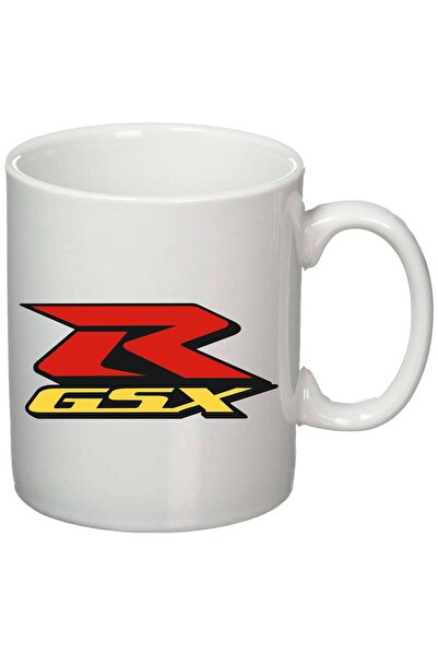 OEM Cană albă personalizată „Gsx-R”, INOVATIX®. 330 ml