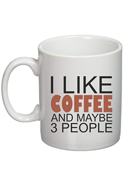 OEM Cană albă personalizată „Îmi place cafeaua!”, INOVATIX®. 330 ml