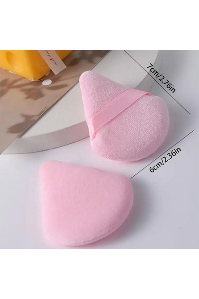 BALEZA 3’lü Tutmalı Kadife Premium Makyaj Süngeri (Yıkanabilir) Pudra Fondöten BB Krem Uygulanabilir