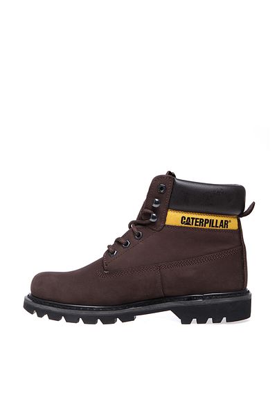 Cat Chocolate Nubuck Men's Boots 015M100031