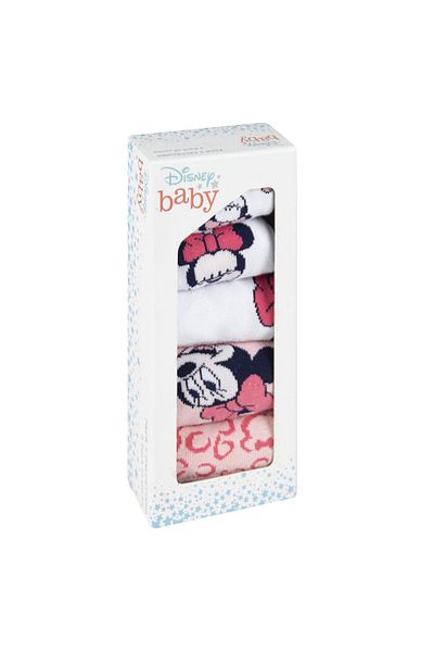 Minnie Mouse Set 5 Sosete bebe Minnie Mouse Multicolor 19-20 EU