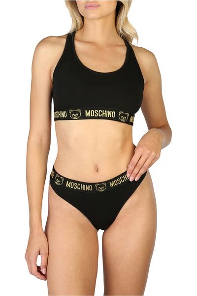 Moschino Set sutien si chiloti dama Moschino 2102 Negru S INTL