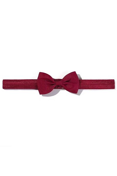Fiyonks Atölye Bow Baby Bandana, Girl's Bandana, Bow Rubber Bandana