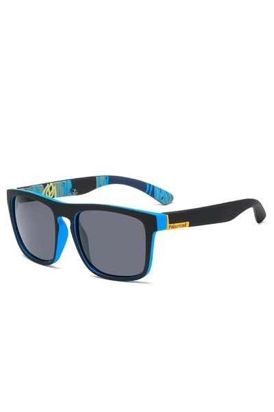 PICADİLİ Ochelari de soare unisex, SG020, Negru/Albastru