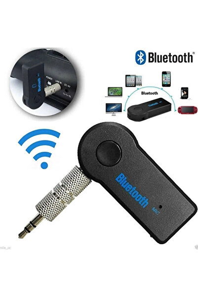 MetaForce Bluetooth Araç Kiti Kablosuz Aux Bluetooth Çevirici Tüm 3.5mm Giriş...