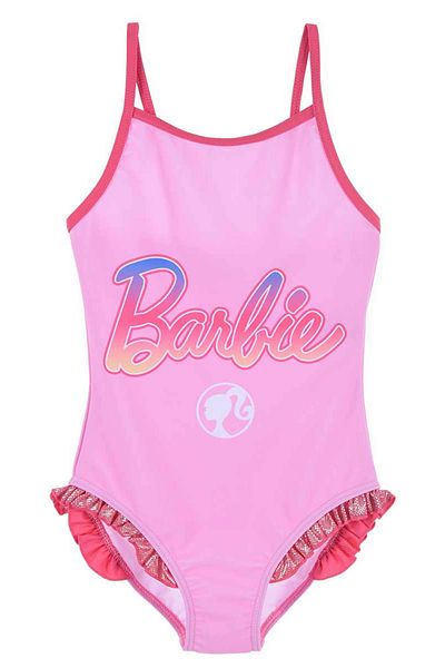 Barbie Costum de baie intreg Barbie EX1967 Roz 98 CM