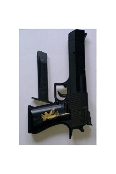 Mia Boncuk Atan Tabanca Kartal Figürlü Plastik Oyuncak Silah Boncu Atan Tabanca