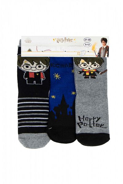 Harry Potter Set 6 sosete baieti Harry Potter Multicolor 31-34 EU