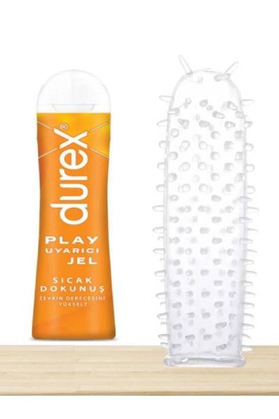 Durex Play Sıcak Dokunuş Kayganlaştırıcı Tekrar Kullanımlı Özel Tırtıklı Tasarımlı Prezarvatif ile