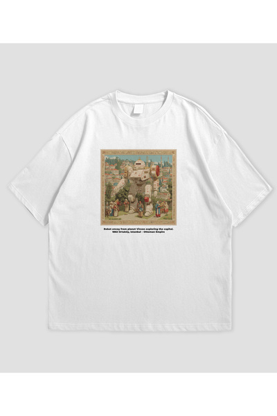 SVART WEAR Androidi u Istanbulu Dizajnirali unisex O Oversize kroj majicu