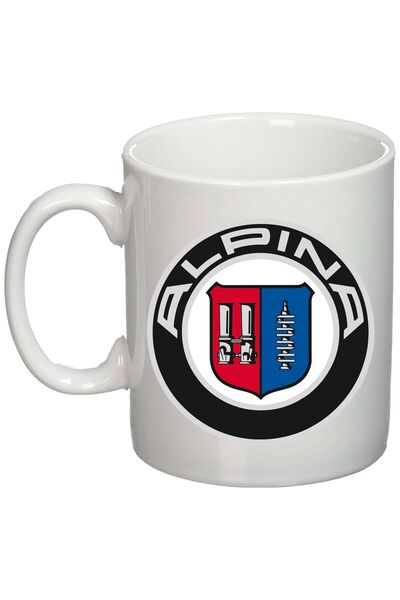 OEM Cană albă personalizată „Alpina”, INOVATIX®. 330 ml