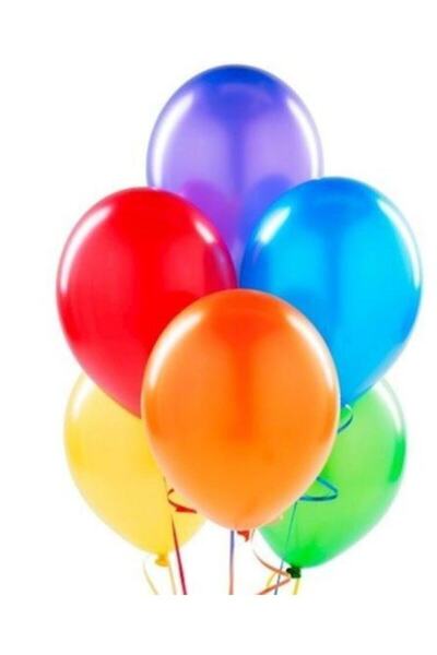 Mia 100Pcs Metallic Balloon Mixed Color Party Balloon Birthday Balloon