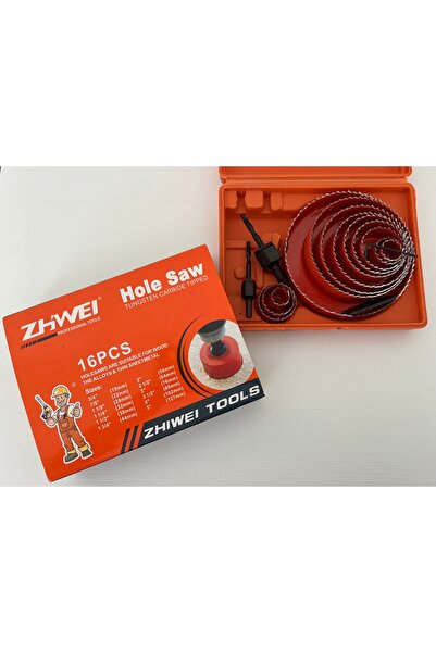 ZHWEİ ZHWEI PANÇ DELİK AÇMA - BİLENMİŞ SET 16PARÇA