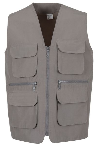 Modarar Men's Linen Vest Gray Color Regular Fit Rar01305