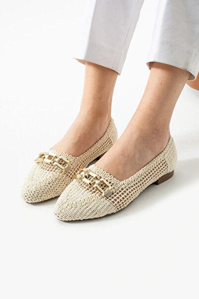 bolella kadın örme yumuşak dokulu hasır babet