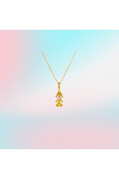 Choice قلادة الأميرة الصغيرة الخيالية الأنيقة المصنوعة من الزركون الملون بطول...