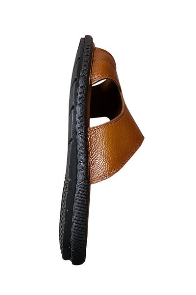 PANTER Men's Genuine Leather Slippers