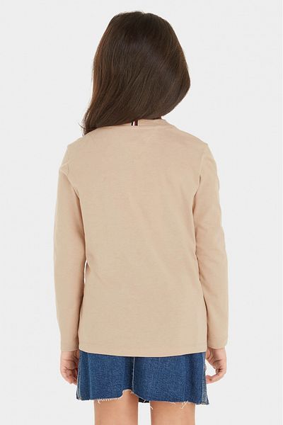 Tommy Hilfiger Bluza copii Tommy Hilfiger KS0KS00202 Bej 140 CM