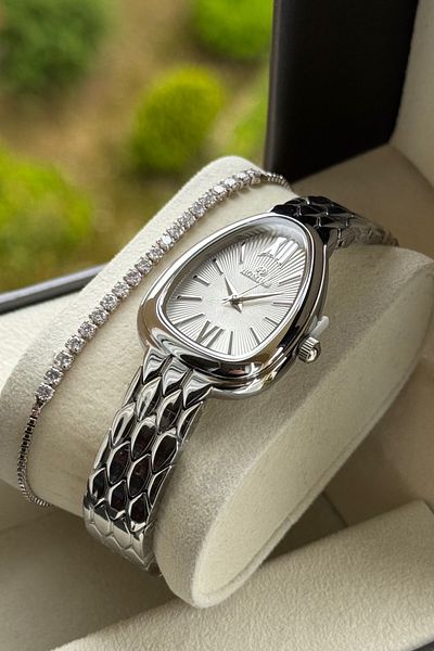Homies Women's Watch Snake Model Special Gift Box for Mother's Day and Bracelet Gift.Hm0902
