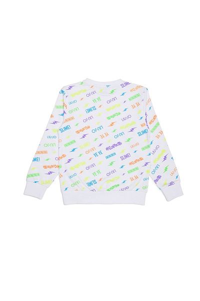 Liu Jo Bluza pentru baieti Liu Jo 4B1421TX Alb 116 CM