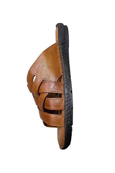 PANTER Men's Genuine Leather Slippers