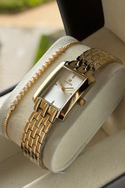 Homies Women's Wristwatch Special Gift Box and Bracelet for Mother's Day .Hm0903