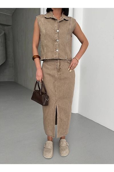 ZES COLLECTİONS Denim Suit